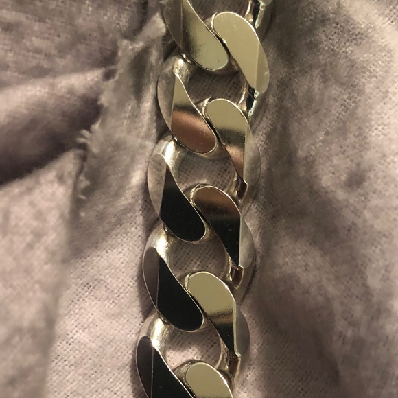 925 sterling silver Cuban Link Bracelet Brand New! - Picture 2 of 11